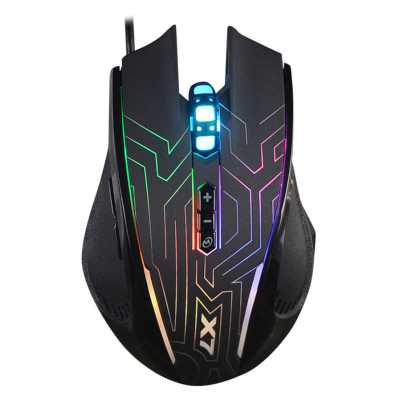 Мышь A4Tech X87 черный оптическая 2400dpi USB 8but (X87 (MAZE))