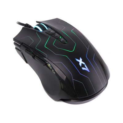 Мышь A4Tech X89 Maze черный оптическая 2400dpi USB 8but (X89 (MAZE))