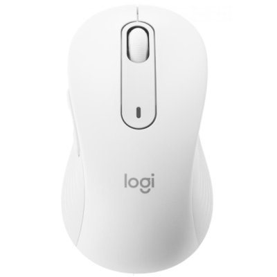 Мышь Logitech M650 L белый оптическая 4000dpi silent беспров. BT/Radio USB 5but (910-006389)