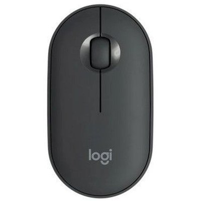 Мышь Logitech Pebble M350 темно-серый оптическая 1000dpi silent беспров. BT/Radio USB для ноутбука 3