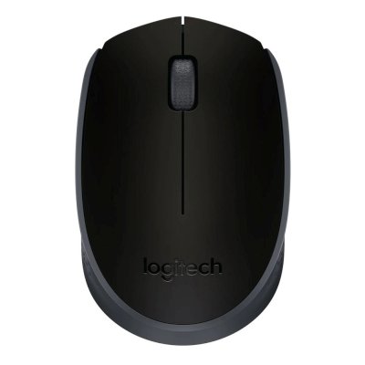 Мышь Logitech M171 черный/серый оптическая 1000dpi беспров. USB для ноутбука 2but (910-004643)