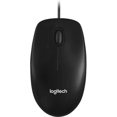 Мышь Logitech M100 черный оптическая 1000dpi USB 2but (910-006652)