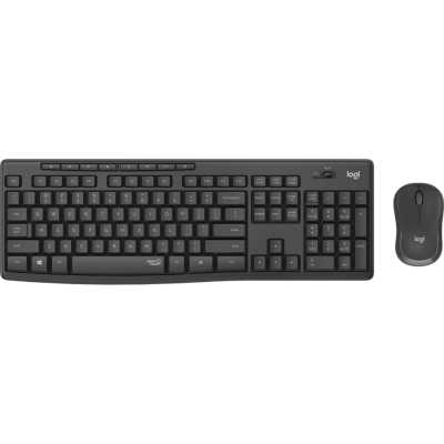 Клавиатура + мышь Logitech MK295 клав:черный мышь:черный USB беспроводная (920-009807)