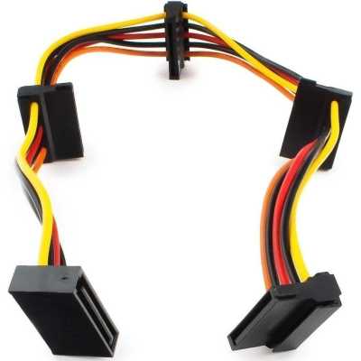 Кабель питания SATA Cablexpert CC-SATAMF-03 4x15pin(M)/15pin(F), 40см (095563)
