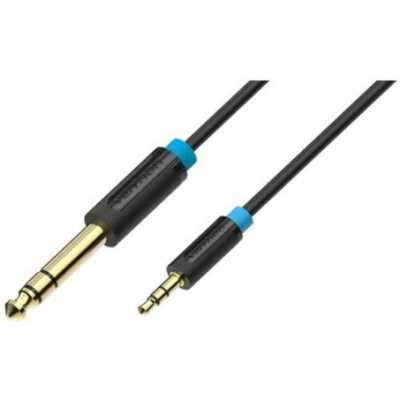 Кабель Vention аудио Jack 6,5 mm M/ 3,5 M - 1,5м