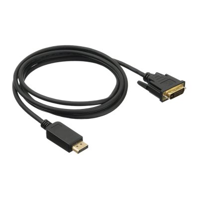 Кабель аудио-видео Buro 1.1v DisplayPort (m)/DVI-D (Dual Link) (m) 2м. позолоч.конт. черный (BHP DPP_DVI-2)