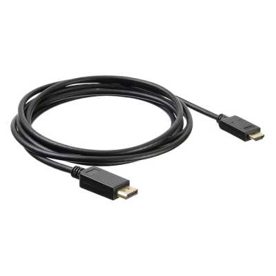 Кабель-переходник аудио-видео Buro v. 1.2 DisplayPort (m)/HDMI (m) 3м. позолоч.конт. черный (BHP DPP_HDMI-3)