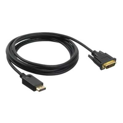 Кабель аудио-видео Buro 1.1v DisplayPort (m)/DVI-D (Dual Link) (m) 3м. позолоч.конт. черный (BHP DPP_DVI-3)