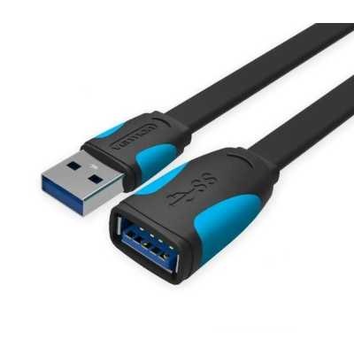 Кабель-удлинитель Vention USB 3.0 AM/AF - 2 м плоский
