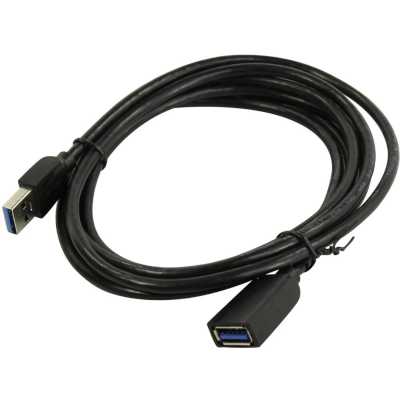 Кабель-удлинитель Vention USB 3.0 AM/AF - 2м Black Edition
