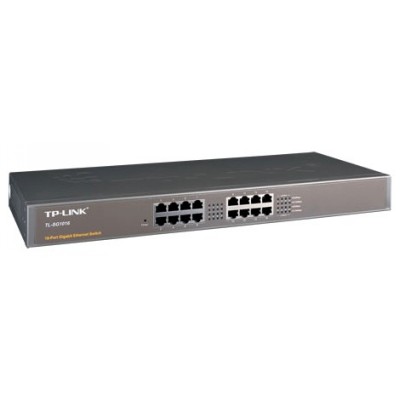 Коммутатор TP-Link TL-SG1016 (L2) 16x1Гбит/с неуправляемый