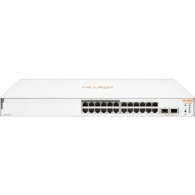 Коммутатор HPE JL813A HPE Aruba Instant On 1830 24G Web-managed 12p Class4 PoE 195W 2SFP Switch