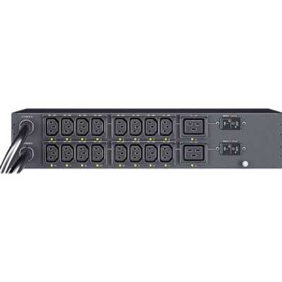 Блок распределения питания/ ATS CyberPower PDU44302 2U type, 32Amp, plug IEC 309 32A, (16) IEC 320 C13 (2) IEC 320 C19
