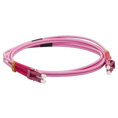 Патч-корд Lanmaster LAN-2LC-2LC/OM4-3.0 2x50/125 OM4 LC дуплекс-LC дуплекс 3м LSZH голубой