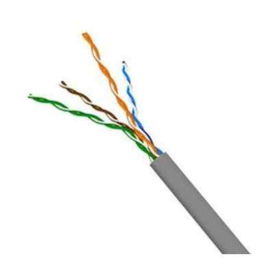 Кабель информационный Lanmaster TWT-5EUTP/100-GY кат.5E UTP 4 пары 24AWG PVC внутренний 100м серый