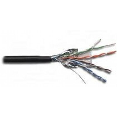 Кабель информационный Lanmaster LAN-5EFTP-OUT кат.5E FTP 4 пары 24AWG PE внешний 305м черный