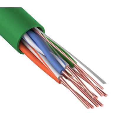 Кабель информационный Rexant 01-0061 кат.5E UTP 4 пары 24AWG нг(А)-LSLTx внутренний 305м зеленый