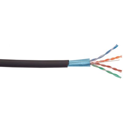 Кабель информационный ITK Generica BC3-C5E04-339-305-G кат.5E FTP 4 пары 24AWG LDPE внешний 305м черный