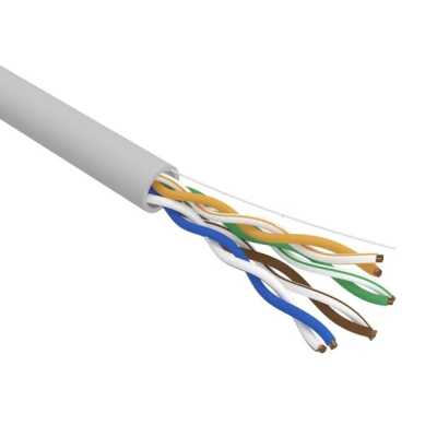 Кабель информационный Rexant PRO 02-0004 кат.5E UTP 4 пары 24AWG нг(А)-HF внутренний 305м серый