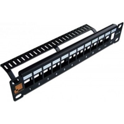 Патч-панель наборная Lanmaster LAN-PP12OK-UTP/10 10" 1U 12x UTP