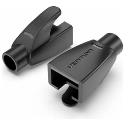 Колпачки изолирующие Vention для разъемов RJ-45 (50шт.) - Черный