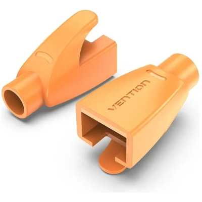 Колпачки изолирующие Vention для разъемов RJ-45 (50шт.) - Оранжевый