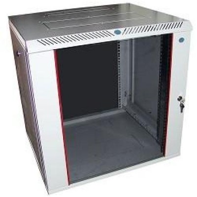 Шкаф коммутационный ЦМО (ШРН-М-12.500) настенный 12U 600x520мм пер.дв.стекл 130кг серый 456мм 21.6кг 180град. 610мм