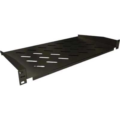 Полка стационарная NTSS NTSS-FF-250-BL 1U нагр.:20кг. 19" 250мм черный