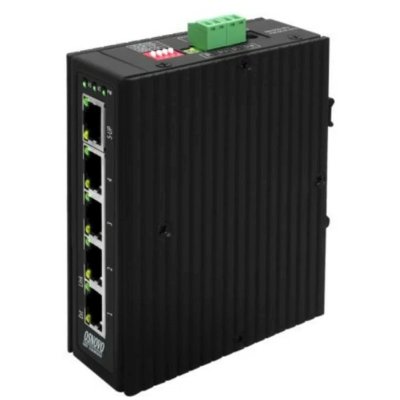 Коммутатор/ OSNOVO SW-70500-I Промышленный коммутатор Gb Ethernet на 5 портов, 5*10/100/1000Base-T, Встроенная грозозащита 6кВ, БП в комплект НЕ входит, монтаж на DIN-рейку (крепление в комплекте)