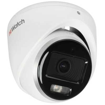 Камера видеонаблюдения аналоговая HiWatch DS-T203L(C)(2.8mm) 2.8-2.8мм HD-CVI HD-TVI цв. корп.:белый