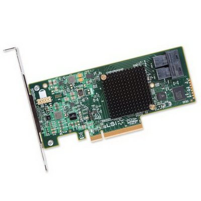 Рейд контроллер SAS PCIE 8P HBA 9300-8I LSI00344 SGL LSI