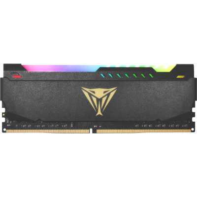 Память DDR4 8GB 3600MHz Patriot PVSR48G360C0 Viper Steel RGB RTL Gaming PC4-28800 CL20 DIMM 288-pin 1.35В dual rank с радиатором Ret
