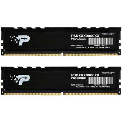 Память DDR5 2x8GB 4800MHz Patriot PSP516G4800KH1 Signature Premium RTL PC5-38400 CL40 DIMM 288-pin 1