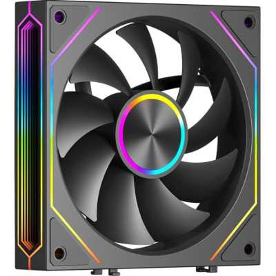Вентилятор для корпуса PcCooler F3 X120 ARGB 120х120x25 черный 4-pin 28.4дБ (F3X120-BKAC112-GL) Ret