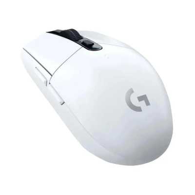 Мышь Logitech G304 Lightspeed белый оптическая 12000dpi беспров. USB 5but (910-005295)