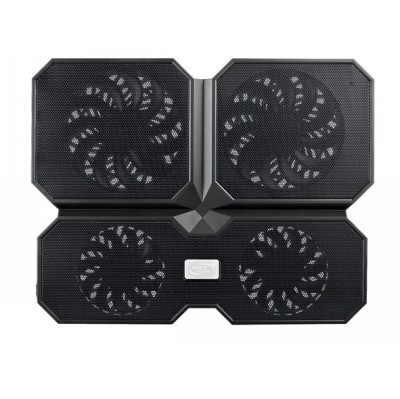 Подставка для ноутбука Deepcool Multi Core X6 (DP-N422-MCX6) 15.6" 380x295x24мм 30.9дБ 2xUSB 4x 900г черный