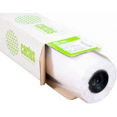 Бумага Cactus CS-PC180-61030 24"(A1) 610мм-30м/180г/м2/белый матовое универсальная (с покрытием) втулка:50.8мм (2")