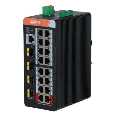Коммутатор Dahua DH-IS4420-16GT-240 (L2) 20x1Гбит/с 3SFP 16PoE 240W управляемый