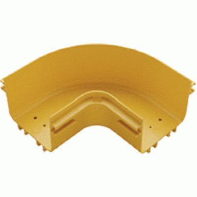 Угол 90 гор. Lanmaster LAN-OT360-HC90 осн.360 желтый