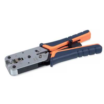 Инструмент обжимной Cabeus HT-L2182R для RJ-45 черный/оранжевый