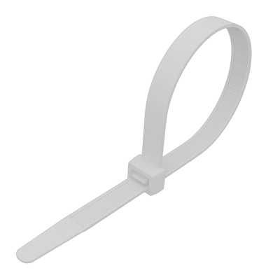 Стяжка пластиковая Rexant 87-0502 500x7.6мм (упак:100шт) нейлон внешний (-60/+85) белый
