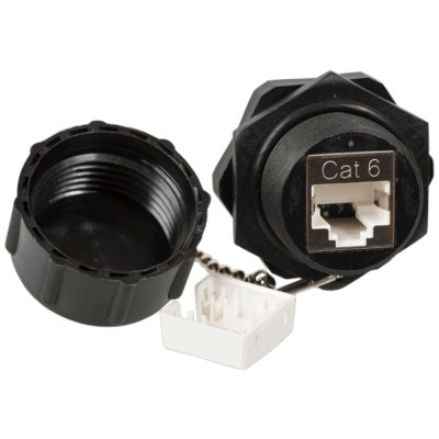 Модуль Lanmaster LAN-OK45S6/180-WP Keystone RJ45 кат.6 STP