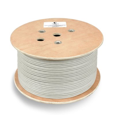 Кабель Cabeus SFTP-4P-CAT.5E-PATCH-GY кат.5E SF/UTP 4 пары PVC внутренний 305м серый