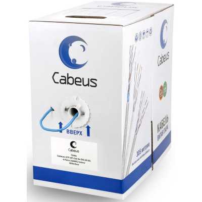Кабель информационный Cabeus UTP-4P-CAT.5E-SOLID-BL кат.5E U/UTP 4 пары PVC внутренний 305м синий