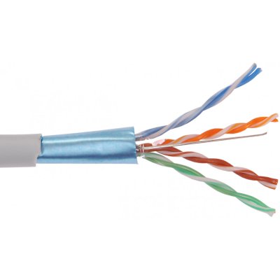 Кабель информационный ITK Generica BC1-C5E04-311-305-G кат.5E FTP 4 пары 24AWG PVC внутренний 305м серый