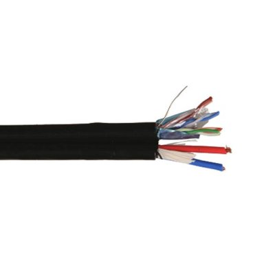 Кабель информационный ITK LC3-C5E04-379 кат.5E FTP 4 пары 24AWG LDPE внешний 305м черный