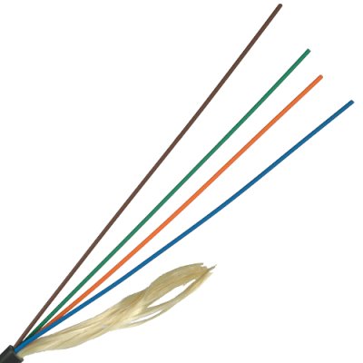 Кабель распределительный Lanmaster LAN-OFC-DU4-S7-LS 4x 9/125 OS1/OS2 универсальный LSZH 1м черный