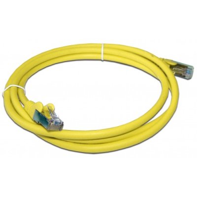 Кабель Патч-корд LANMASTER FTP LAN-PC45/S6A-1.0-YL вилка RJ-45-вилка RJ-45 Cat.6А 1м желтый LSZH (уп.:1шт)