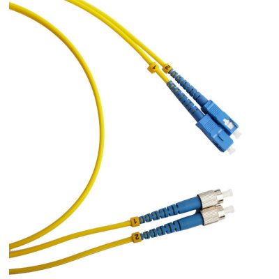 Кабель Патч-корд Lanmaster (TWT-2SC-2FC/SU-5.0) 2x9/125 OS1/OS2 SC дуплекс-FC дуплекс 5м