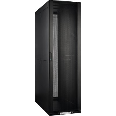 Шкаф коммутационный Lanmaster (LAN-DC-CBP-48UX6X10) напольный 48U 600x1000мм пер.дв.перфор. задн.дв.перфор.2-хст. 4 бок.пан. 1500кг черный